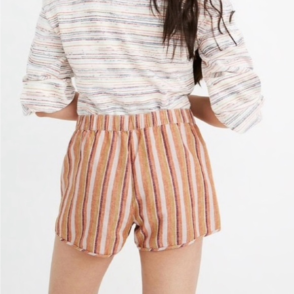 Madewell -🩳 Striped Multicolor Shorts - Picture 4 of 5